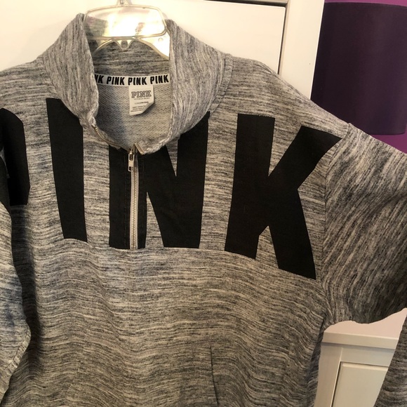 Women’s PINK Quarter Zip - Large - Picture 3 of 7